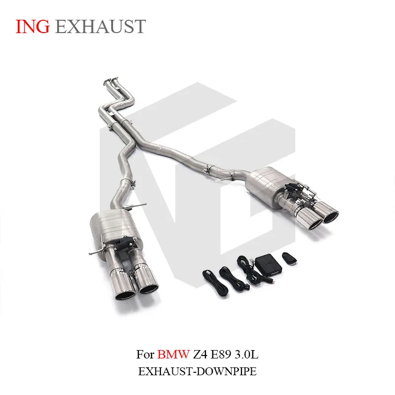ING stainless steel Valve Catback for BMW Z4 E89 3.0L Engine Muffler Displacement Tube Power Exhaust Escape System
ING stainless steel Valve Catback for BMW Z4 E89 3.0L Engine Muffler Displacement Tube Power Exhaust Escape System