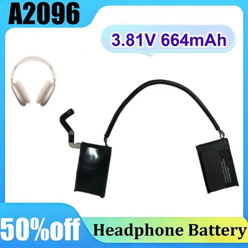 A2096 3.81V 664mAh for AirPods Max A2165 Over-ear Bluetooth Headphone Battery
A2096 3.81V 664mAh for AirPods Max A2165 Over-ear Bluetooth Headphone Battery