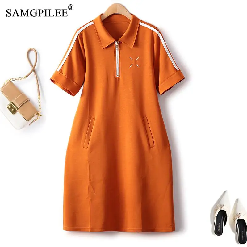 Sport Dresses For Women 2023 New European Striped Sleeve Straight Summer Short Sleeve Fashion Embroidered Elegant Casual Dress
Sport Dresses For Women 2023 New European Striped Sleeve Straight Summer Short Sleeve Fashion Embroidered Elegant Casual Dress