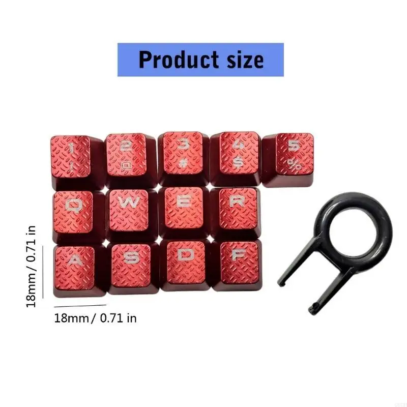 G6DD 13Key Anti Slip Key Caps Mechanical Keyboard Keycaps Slip Proof with Backlights Enhances Typing and Gaming For K70 K95
G6DD 13Key Anti Slip Key Caps Mechanical Keyboard Keycaps Slip Proof with Backlights Enhances Typing and Gaming For K70 K95