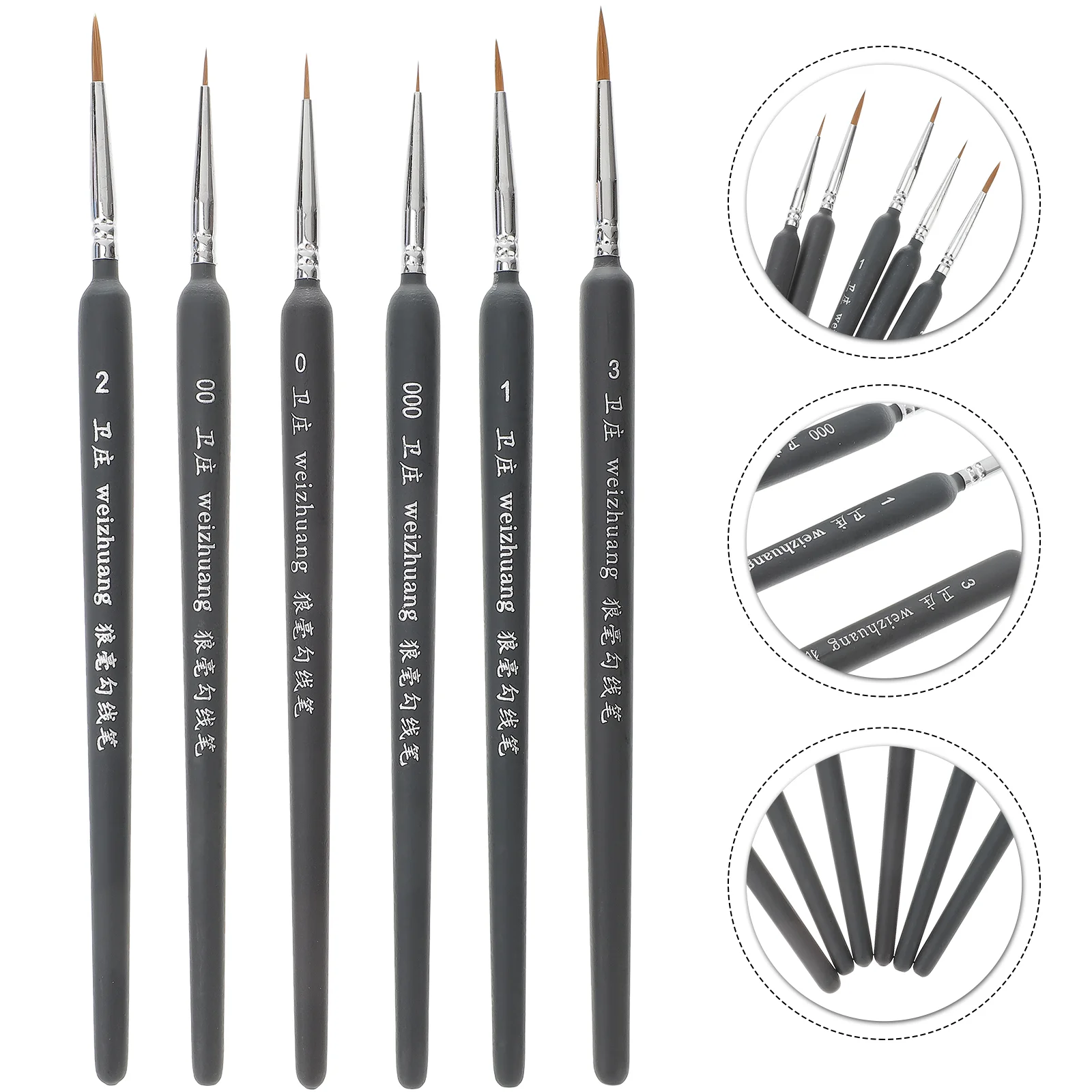 6 Pcs Paint Brush Water Color Portable Paintbrush Painting Accessories Food Canvas Line Drawing Pen Student Child
6 Pcs Paint Brush Water Color Portable Paintbrush Painting Accessories Food Canvas Line Drawing Pen Student Child