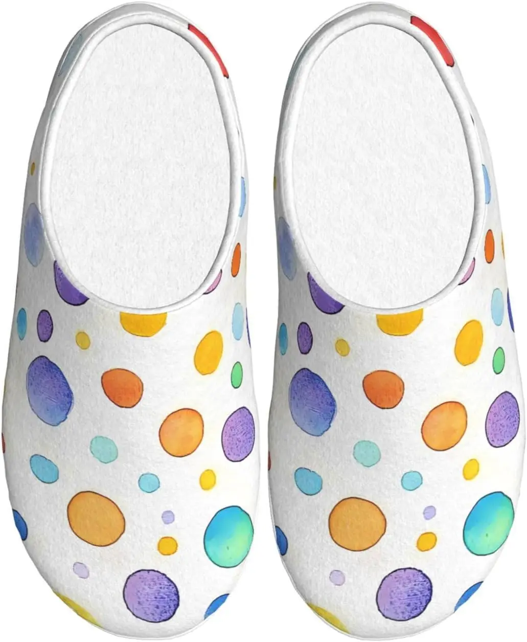 Женские уютные тапочки с красочными геометрическими точками, мягкие хлопковые домашние и уличные домашние тапочки с противоскользящей подошвой
Женские уютные тапочки с красочными геометрическими точками, мягкие хлопковые домашние и уличные домашние тапочки с противоскользящей подошвой