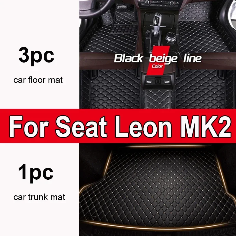 Thickening Thickening "Custom Automotive Car Floor Mats For Seat Leon MK2 2006 2007 2008 2009 2010 Auto Luxury Leather Men Women
Thickening Thickening "Custom Automotive Car Floor Mats For Seat Leon MK2 2006 2007 2008 2009 2010 Auto Luxury Leather Men Women