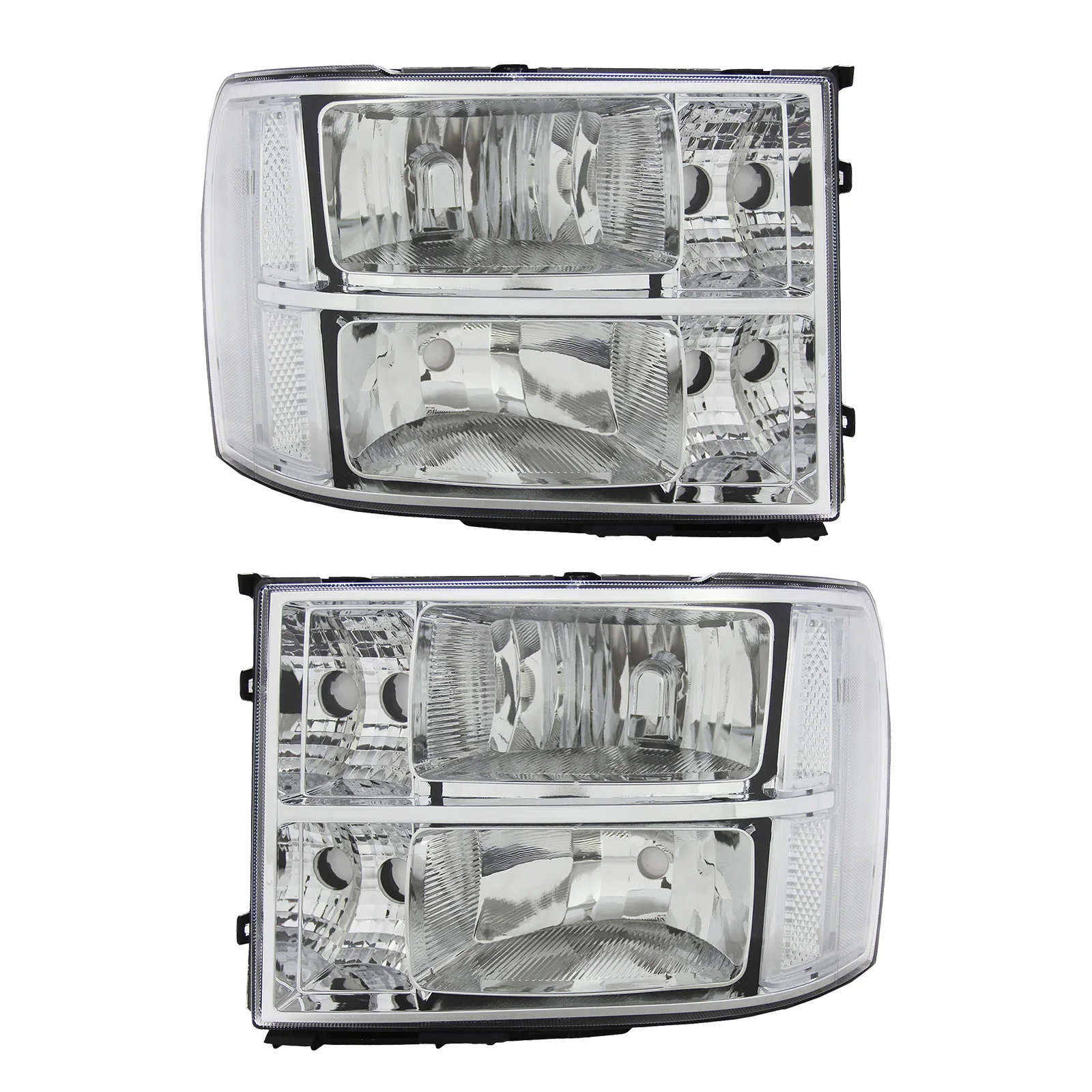 Автомобильный головной фонарь для 07-14 GMC Sierra 1500 2500/3500 HD, Clear Len, Хром, Белый
Автомобильный головной фонарь для 07-14 GMC Sierra 1500 2500/3500 HD, Clear Len, Хром, Белый