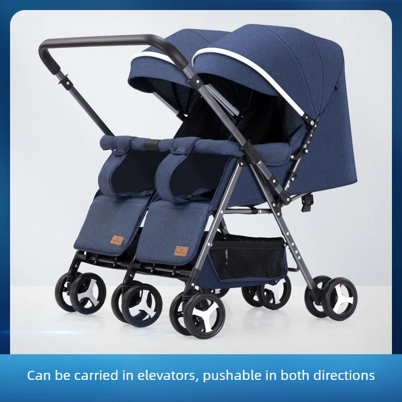 Twin Baby Stroller with Five Point Safety Harness 360 Swivel Wheels Quick Fold Design and Elevator Friendly Size
Twin Baby Stroller with Five Point Safety Harness 360 Swivel Wheels Quick Fold Design and Elevator Friendly Size