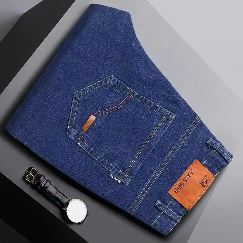 2025 Spring and Autumn New Men Fashion Casual Straight Leg Jeans Solid Color Foldable Comfortable Soft Business Brand Pants
2025 Spring and Autumn New Men Fashion Casual Straight Leg Jeans Solid Color Foldable Comfortable Soft Business Brand Pants