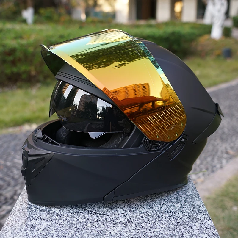 Flip-Up Motorcycle Helmet, Full-Face Flip-Up Helmet, Abs Material
Flip-Up Motorcycle Helmet, Full-Face Flip-Up Helmet, Abs Material
