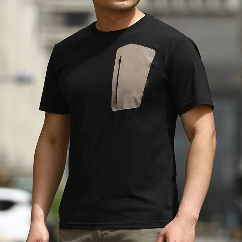 Summer Men's Outdoor Sports Tactical Quick Drying T-shirt Elastic Loose Breathable Round Neck Short Sleeve T Shirt Tops Workwear
Summer Men's Outdoor Sports Tactical Quick Drying T-shirt Elastic Loose Breathable Round Neck Short Sleeve T Shirt Tops Workwear