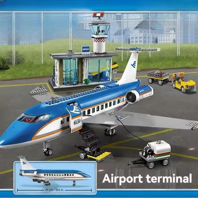 City series compatible MOC set retirement airport passenger terminal building airplane children's toy assembly building block gi
City series compatible MOC set retirement airport passenger terminal building airplane children's toy assembly building block gi