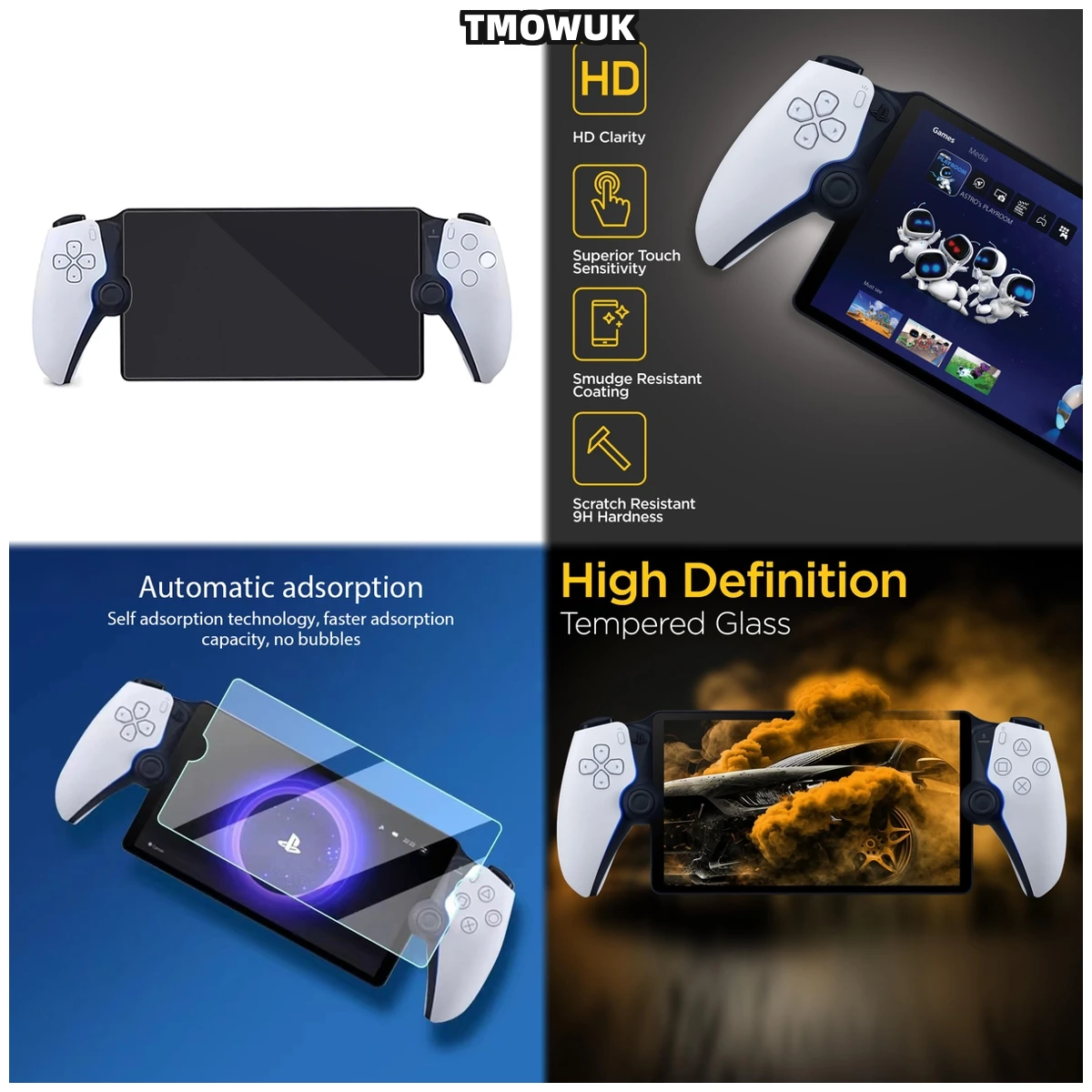 Privacy Tempered Glass For Sony PlayStation Portal 5 PS5 - Side View Blocking Effect
Privacy Tempered Glass For Sony PlayStation Portal 5 PS5 - Side View Blocking Effect