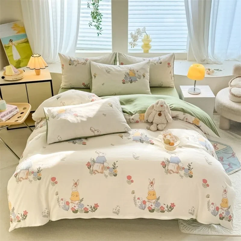 Floral Style Duvet Cover Sets Single/Queen/King Soft Washed Cotton Bed Cover Sets 240x220 Bedding Sets
Floral Style Duvet Cover Sets Single/Queen/King Soft Washed Cotton Bed Cover Sets 240x220 Bedding Sets