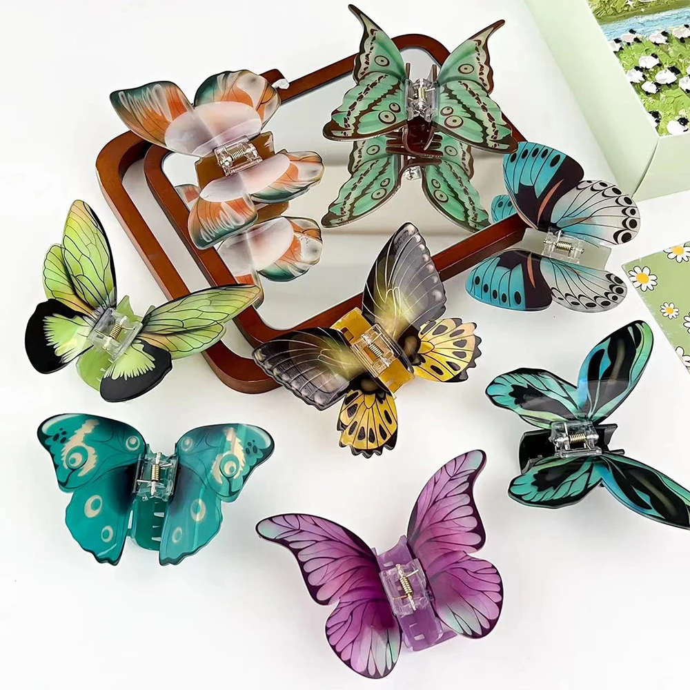 1Pc Big and Elegant Butterfly Hair Claw Clips,Colorful Claw Clips Accessories for Women Thin and Medium Hair,styling accessories
1Pc Big and Elegant Butterfly Hair Claw Clips,Colorful Claw Clips Accessories for Women Thin and Medium Hair,styling accessories