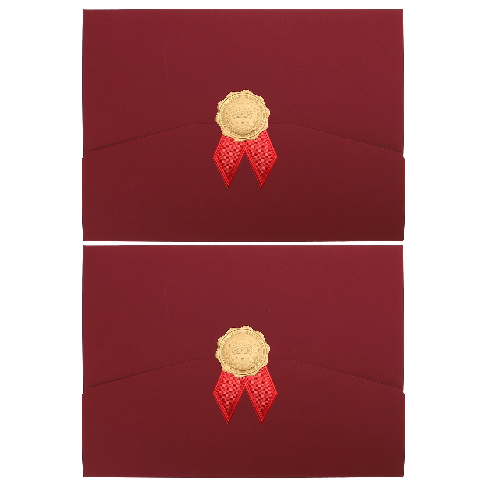 2pcs Certificate Cover Folder Holders Diploma Award Covers Document Envelope Paper Lightweight Practical Long Time Use
2pcs Certificate Cover Folder Holders Diploma Award Covers Document Envelope Paper Lightweight Practical Long Time Use