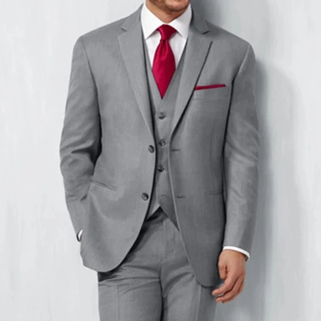 Custom Slim Fit Wedding Men Suit High Quality Groomsmen 3 Piece Groom Tuxedo Male Fashion Jacket Pants Vest Blazer Masculino
Custom Slim Fit Wedding Men Suit High Quality Groomsmen 3 Piece Groom Tuxedo Male Fashion Jacket Pants Vest Blazer Masculino
