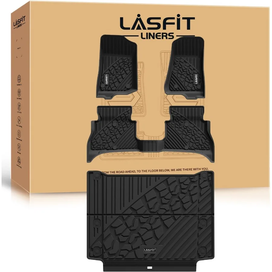 AllWeather TPE Custom Fit Floor Mats Cargo Trunk Mat для Jeep Wrangler Unlimited 4XE 20212025 4Door Plugin Hybrid EVGas PHEV wi
AllWeather TPE Custom Fit Floor Mats Cargo Trunk Mat для Jeep Wrangler Unlimited 4XE 20212025 4Door Plugin Hybrid EVGas PHEV wi