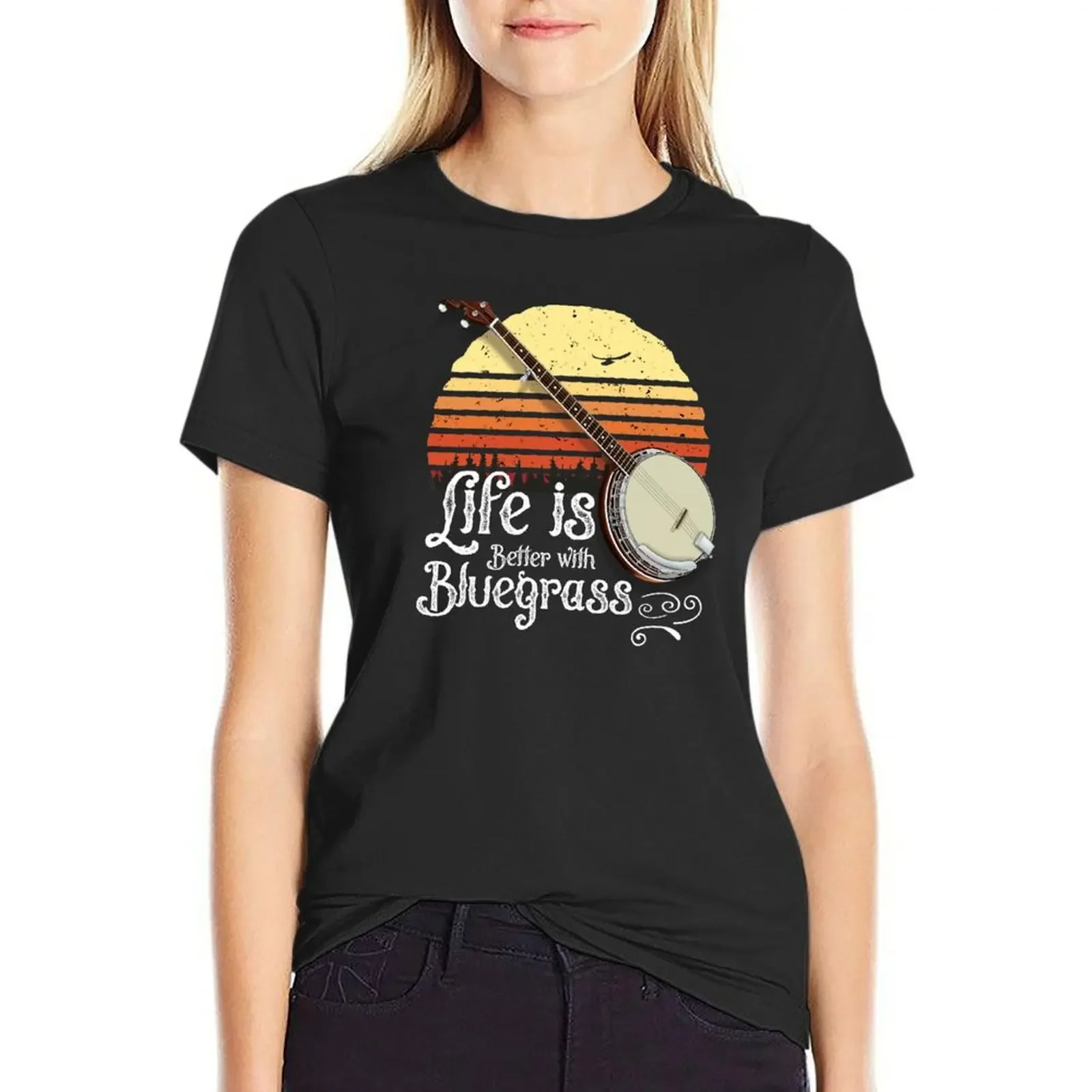 Bluegrass Life 5 String Banjo Player T-shirt vintage clothes anime clothes aesthetic clothes t shirt dress Women
Bluegrass Life 5 String Banjo Player T-shirt vintage clothes anime clothes aesthetic clothes t shirt dress Women