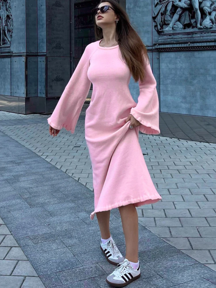 Laxsesu Lace-up Backless Sexy Dresses for Women 2024 Fashion Long Sleeve Summer Bodycon Dress Elegant Party Evening Vestidos
Laxsesu Lace-up Backless Sexy Dresses for Women 2024 Fashion Long Sleeve Summer Bodycon Dress Elegant Party Evening Vestidos