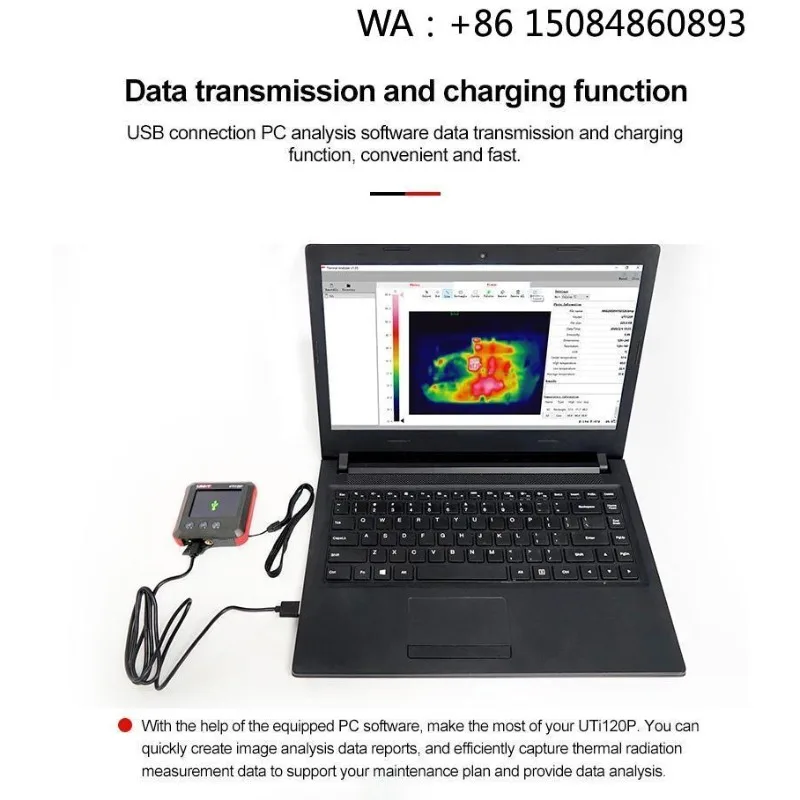 Dual-Spectrum Integrated Camera CMOS IP68 Vandal-Proof Thermal Imaging Camera with Night Vision Cloud/NVR Data Options