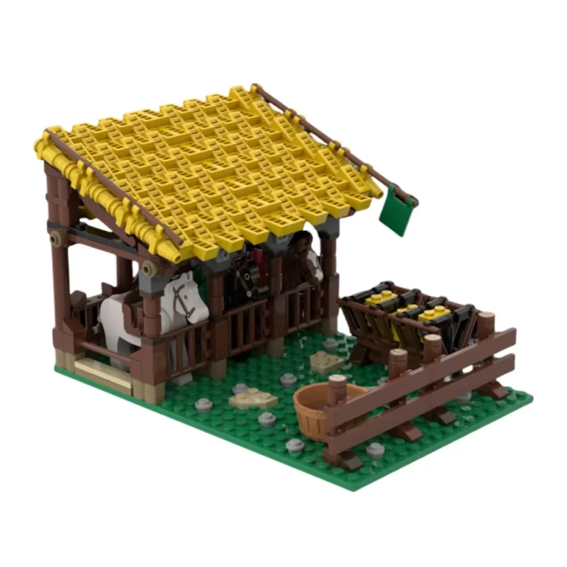 Medieval Stable Building Model MOC Small Part Matching Toy Assembly Blocks 481 - Creative Holiday Gift - Suitable for Enthusiast
Medieval Stable Building Model MOC Small Part Matching Toy Assembly Blocks 481 - Creative Holiday Gift - Suitable for Enthusiast