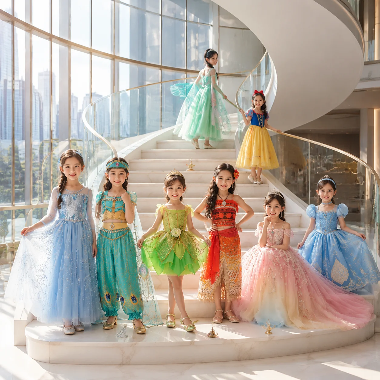 Halloween Birthday Princess Costume Dress Cinderella Snow White Aurora Rapunzel for Girls Cosplay Outfit Kids 2-8Y Vestido
Halloween Birthday Princess Costume Dress Cinderella Snow White Aurora Rapunzel for Girls Cosplay Outfit Kids 2-8Y Vestido