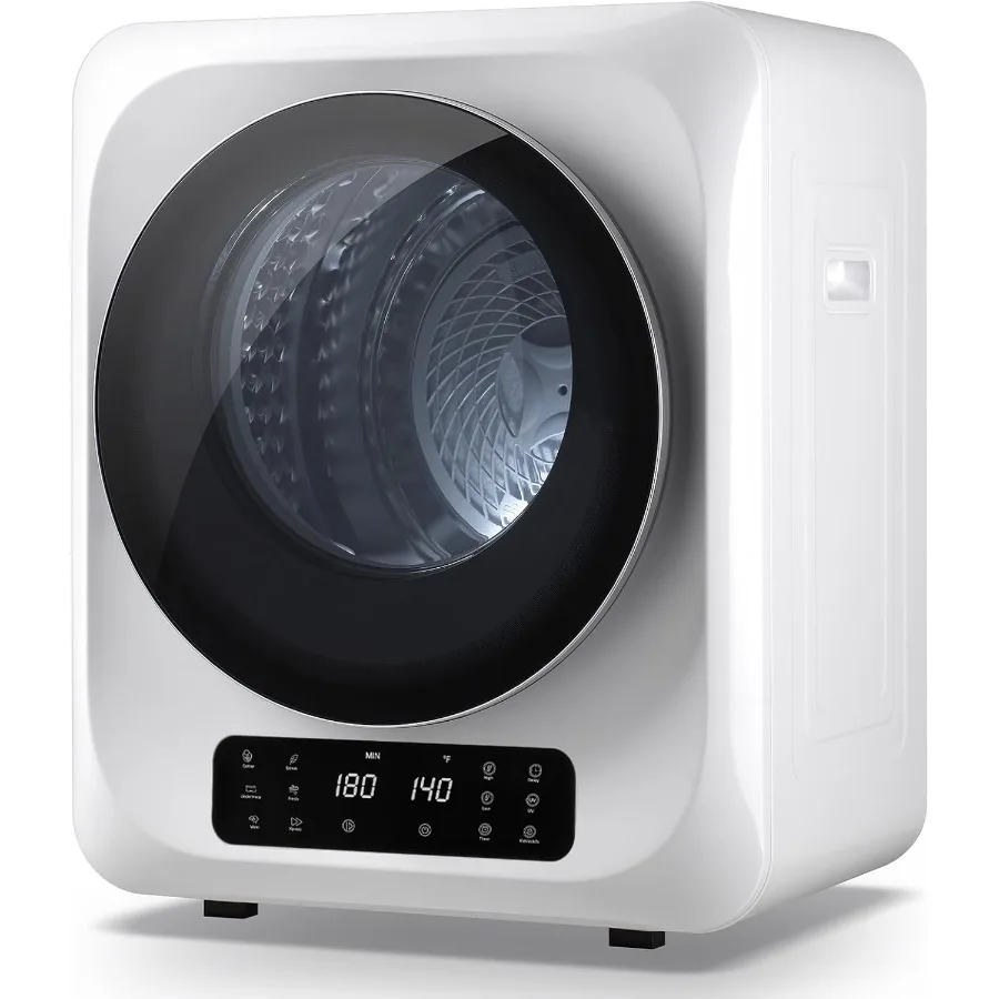 12lbs Portable Dryer for Apartment Laundry: Compact Mini Clothes Dryer with 6 Drying Modes LED Control Panel Stainless Steel Tu
12lbs Portable Dryer for Apartment Laundry: Compact Mini Clothes Dryer with 6 Drying Modes LED Control Panel Stainless Steel Tu