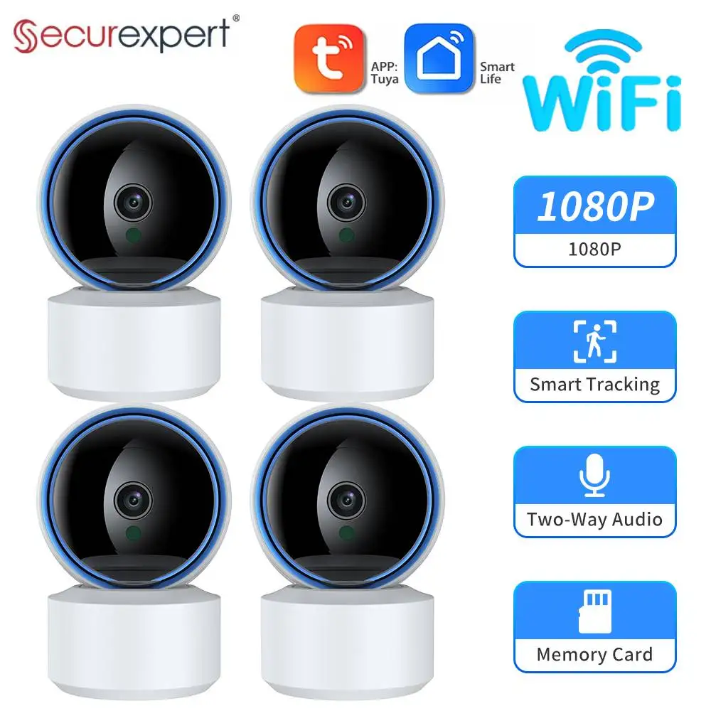 Tuya WIFI PTZ Camera 1080P HD Indoor Baby Monitor Smart Home Night Vision Set Model Video Surveillance IP Cameras
Tuya WIFI PTZ Camera 1080P HD Indoor Baby Monitor Smart Home Night Vision Set Model Video Surveillance IP Cameras