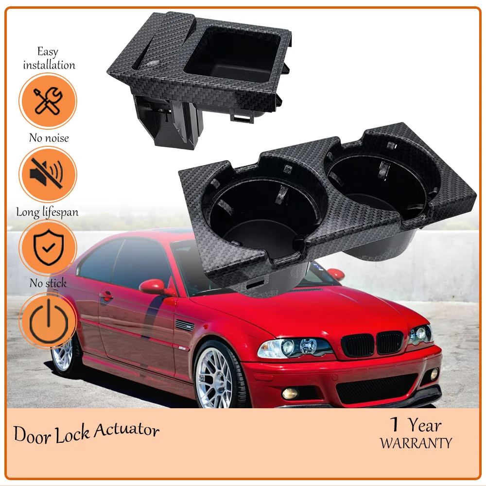 Stylish Carbon Fiber Center Console Cup Holder Set Accessory Compatible With BMW E46 318 320 325 330 1998-2006 oem 51168217953
Stylish Carbon Fiber Center Console Cup Holder Set Accessory Compatible With BMW E46 318 320 325 330 1998-2006 oem 51168217953