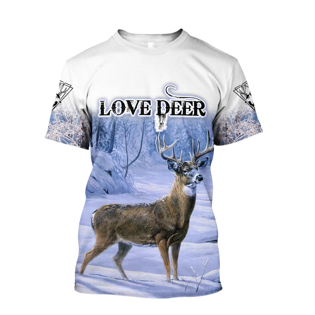 Summer Love Deer Illustration Pattern Men's T-shirt Hip Hop 3D Print Personality Neck Short Sleeve Fashion Clothes
Summer Love Deer Illustration Pattern Men's T-shirt Hip Hop 3D Print Personality Neck Short Sleeve Fashion Clothes