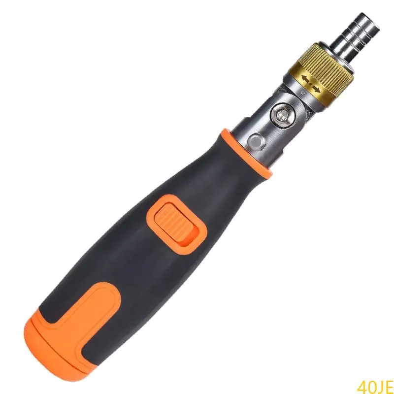 40JE Accuracy Ratchet Screwdriver System 10 Bits 90 Degree Adjustable Head For Electrical Equipment Servicing
40JE Accuracy Ratchet Screwdriver System 10 Bits 90 Degree Adjustable Head For Electrical Equipment Servicing
