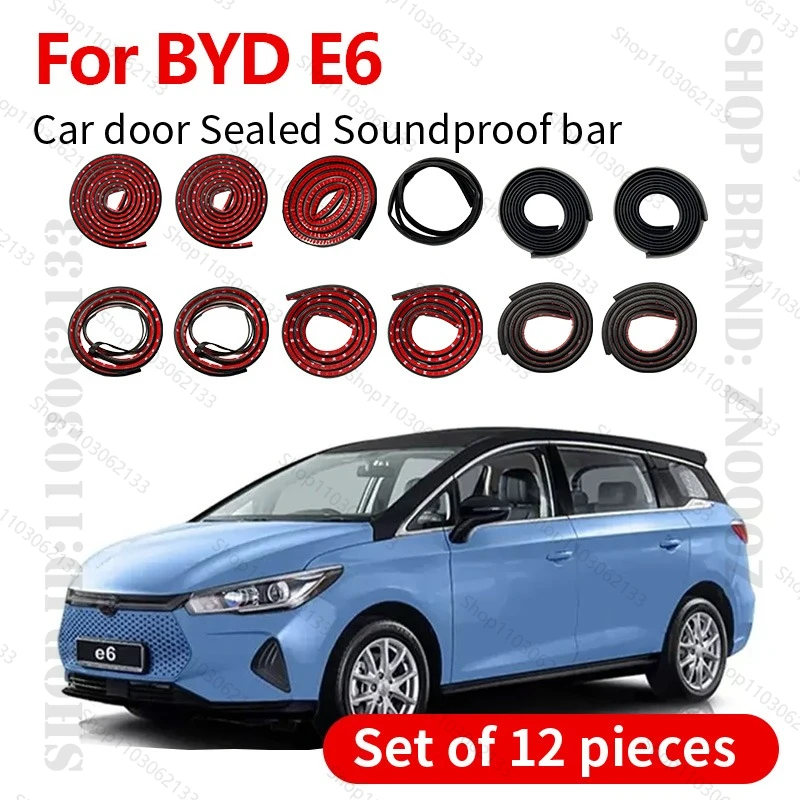 For 2010-2025 BYD E6 Car Door Seal Strip Rubber Double Layer Sealing Protector Soundproof Strip Dustproof Seal Strip 12PCS Set
For 2010-2025 BYD E6 Car Door Seal Strip Rubber Double Layer Sealing Protector Soundproof Strip Dustproof Seal Strip 12PCS Set