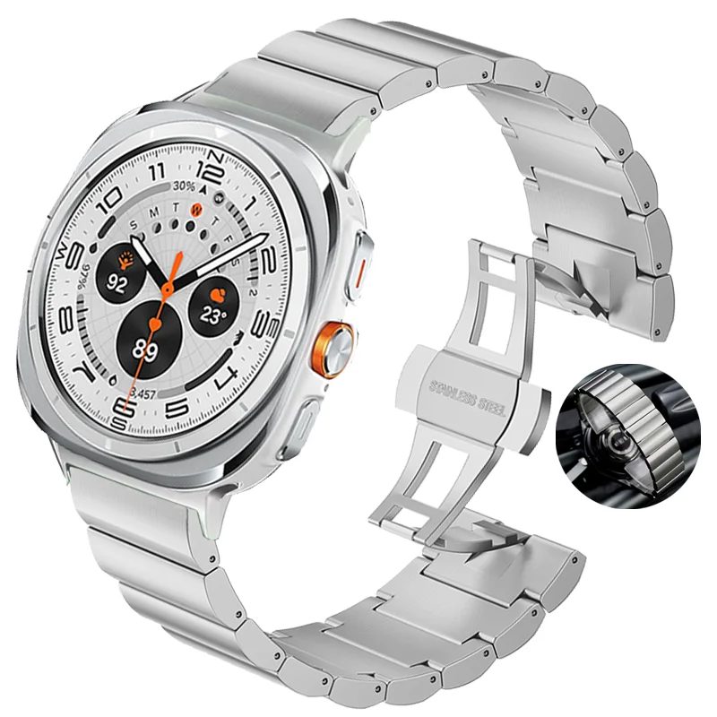 Luxury Titanium Watch Strap For Samsung Galaxy Watch 7 Ultra Metal Bracelet For GALAXY Watch 7 Ultra NO Gaps Curved End Strap
Luxury Titanium Watch Strap For Samsung Galaxy Watch 7 Ultra Metal Bracelet For GALAXY Watch 7 Ultra NO Gaps Curved End Strap