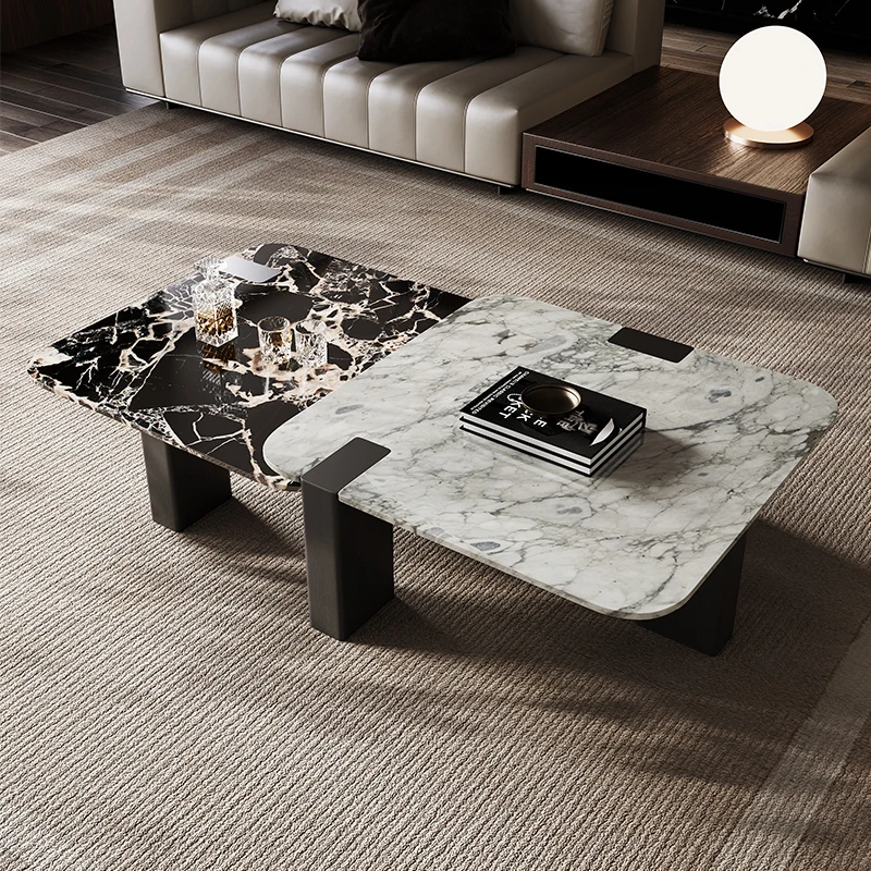 Minimalist marble coffee table combination coffee table household living room coffee table
Minimalist marble coffee table combination coffee table household living room coffee table