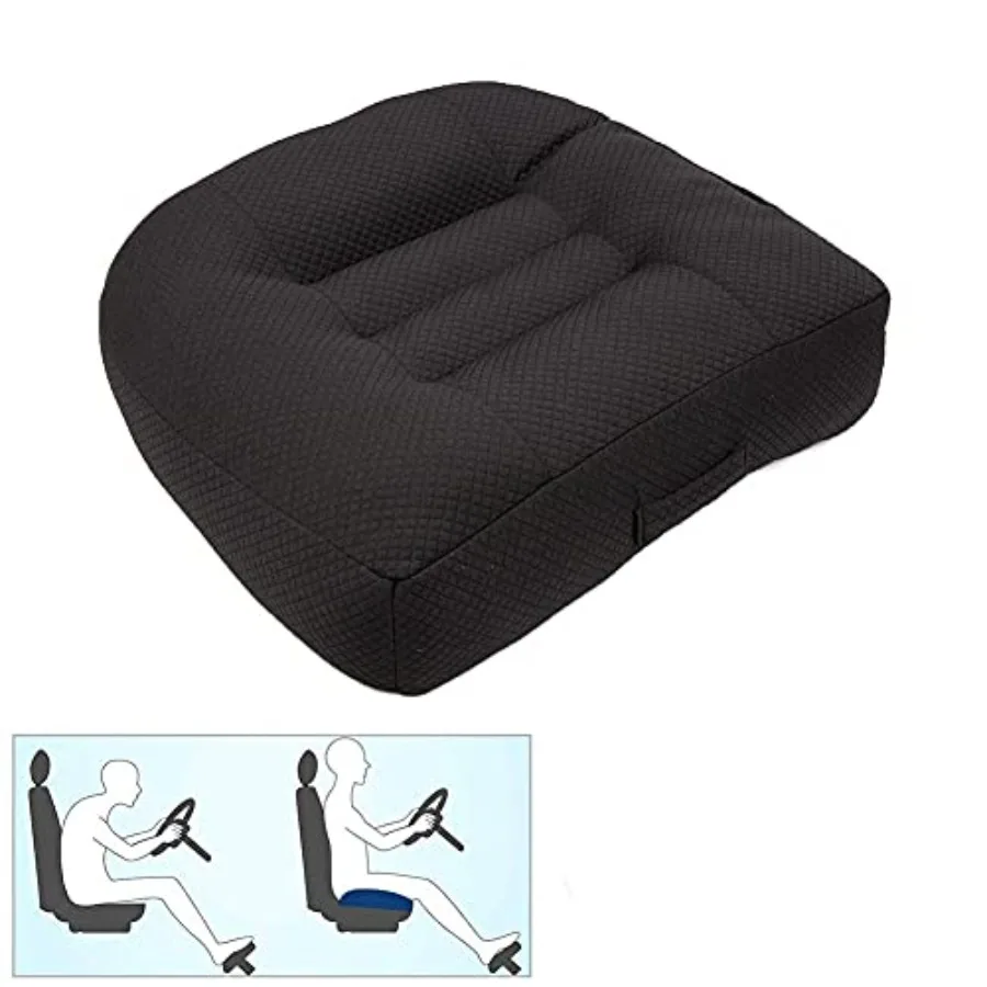 Car Booster Seat Cushion Raise The Height for Short People Driving Hip Tailbone and Lower Cack Fatigue Relief Suitable for Truc
Car Booster Seat Cushion Raise The Height for Short People Driving Hip Tailbone and Lower Cack Fatigue Relief Suitable for Truc