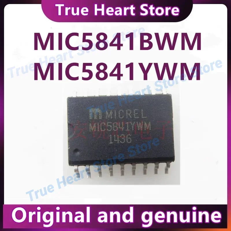5 шт. MIC5841YWM MIC5841BWM MIC5841 SOP18 8-битный микросхема-драйвер последовательного входного латча
5 шт. MIC5841YWM MIC5841BWM MIC5841 SOP18 8-битный микросхема-драйвер последовательного входного латча