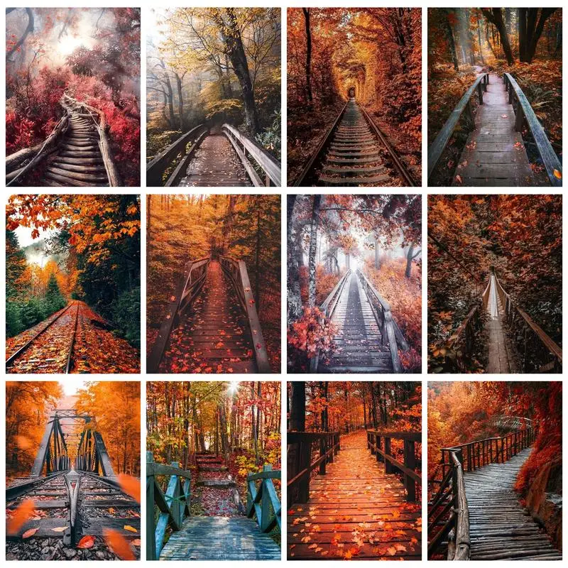 RUOPOTY Painting By Number Landscape Autumn Leaves Home Decoration Drawing On Canvas Picture Kits DIY Frame Gift
RUOPOTY Painting By Number Landscape Autumn Leaves Home Decoration Drawing On Canvas Picture Kits DIY Frame Gift