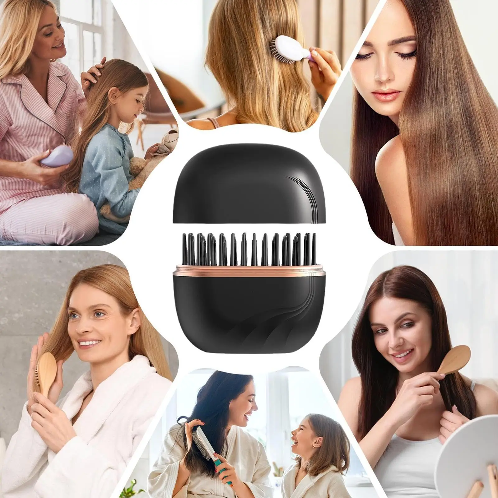 Rechargeable Cordless Hair Straightener Brush Mini Portable USB Charging Anti Scald Home Travel Styling Tool
Rechargeable Cordless Hair Straightener Brush Mini Portable USB Charging Anti Scald Home Travel Styling Tool