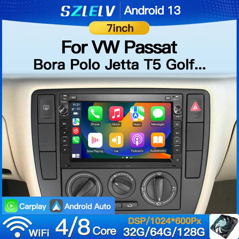 Android 13 Auto For VW Passat B5 MK5 Polo MK3 Citi Chico Jetta Golf 5 Bluetooth GPS Navi Car Radio 2 Din Video Player Autoradio
Android 13 Auto For VW Passat B5 MK5 Polo MK3 Citi Chico Jetta Golf 5 Bluetooth GPS Navi Car Radio 2 Din Video Player Autoradio