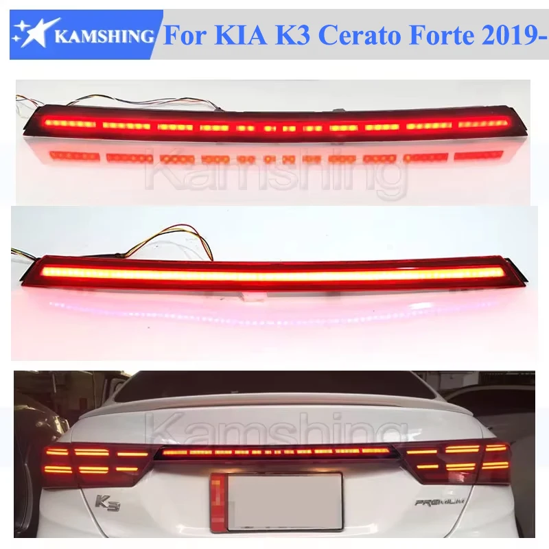 Kamshing LED For KIA K3 Cerato Forte 2019 2020 2021 Daylight Stop Light Brake Light with Running Signals Taillight taillamp
Kamshing LED For KIA K3 Cerato Forte 2019 2020 2021 Daylight Stop Light Brake Light with Running Signals Taillight taillamp