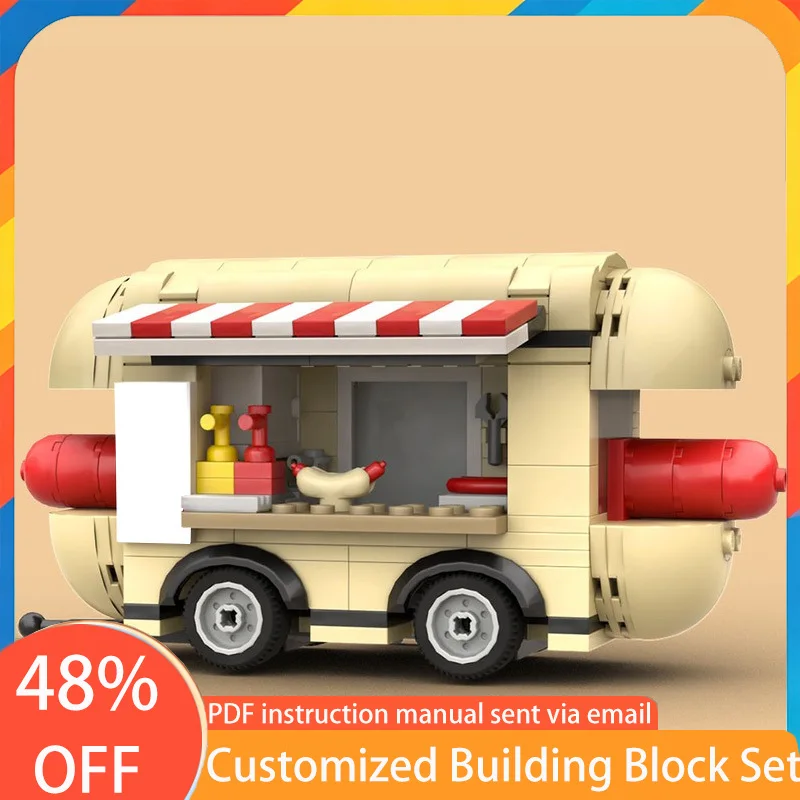 226 PCS MOC City Traffic Hot Dog Cart Model Technology Building Blocks Creative Boys And Girls DIY Assembly Toys Christmas Gifts
226 PCS MOC City Traffic Hot Dog Cart Model Technology Building Blocks Creative Boys And Girls DIY Assembly Toys Christmas Gifts