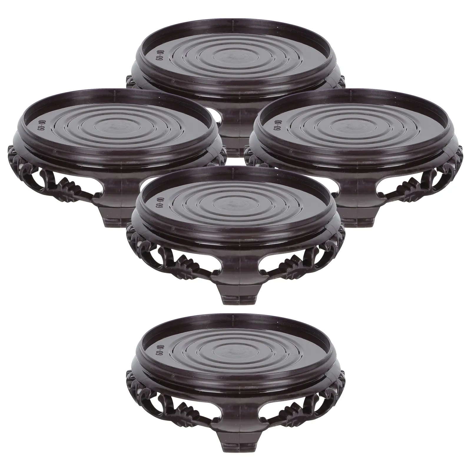 5Pcs Flowerpot Base Plastic Storage Holder Pedestal Stand for Bonsai Vase Display Decorative Flower Pot Holder
5Pcs Flowerpot Base Plastic Storage Holder Pedestal Stand for Bonsai Vase Display Decorative Flower Pot Holder