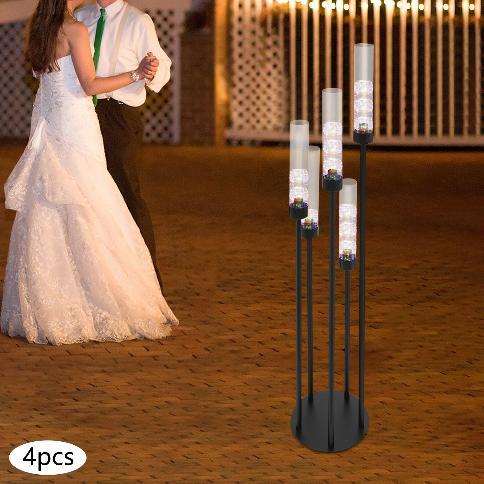 Floor Standing 5-Arm Candle Holder Candle Holder for Wedding Party Candle Holder With Acrylic Shade
Floor Standing 5-Arm Candle Holder Candle Holder for Wedding Party Candle Holder With Acrylic Shade