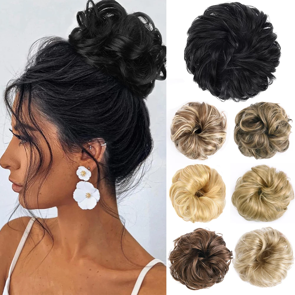 Synthetic Hair Bun Extensions Messy Curly Elastic Hair Scrunchies Hairpieces Chignon Donut Updo Hair Pieces for Women
Synthetic Hair Bun Extensions Messy Curly Elastic Hair Scrunchies Hairpieces Chignon Donut Updo Hair Pieces for Women