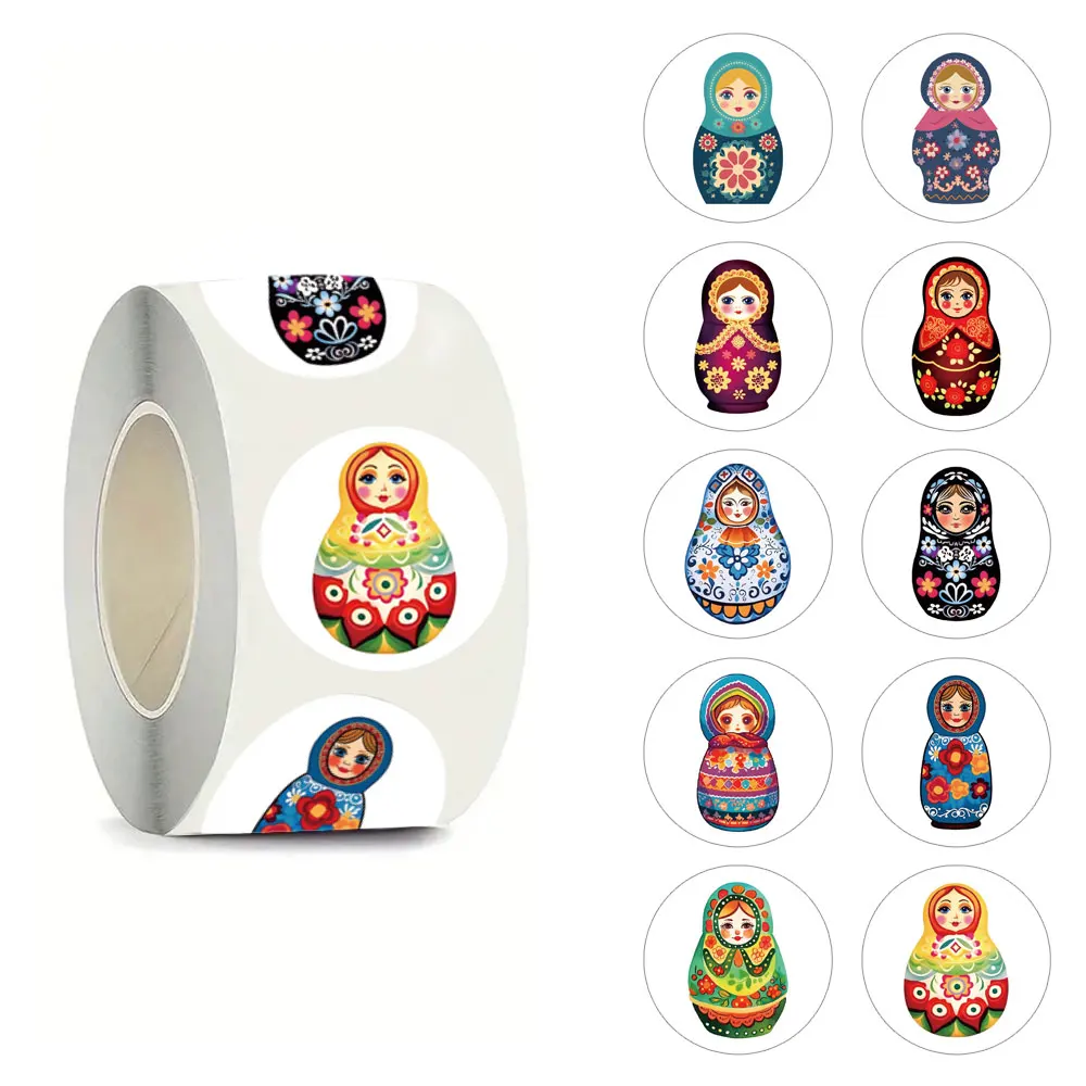 500pcs Russian Nesting Doll Stickers(1 Inch Labels/10 Patterns) For phone case Laptop Notebook Suitcase DIY Aesthetic Stickers
500pcs Russian Nesting Doll Stickers(1 Inch Labels/10 Patterns) For phone case Laptop Notebook Suitcase DIY Aesthetic Stickers