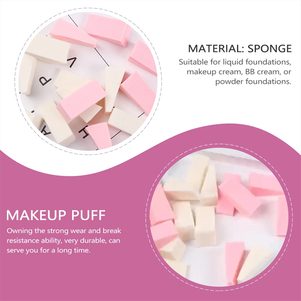 30 Pcs Makeup Puff Beauty Cotton Powder Geometrical Sponges Small Mini Triangle Pads
30 Pcs Makeup Puff Beauty Cotton Powder Geometrical Sponges Small Mini Triangle Pads