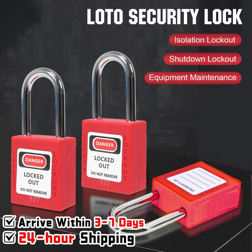 100 Pcs Lockout Tagout Locks with 100 Tags Keyed Differently Lock Out Tag Out for Electrical Applications
100 Pcs Lockout Tagout Locks with 100 Tags Keyed Differently Lock Out Tag Out for Electrical Applications