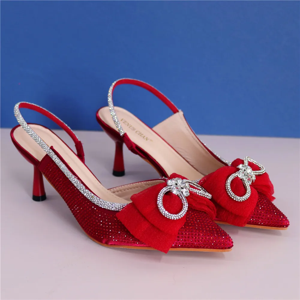 2025 Arrivals Nigeria Women's Shoes Party Pump High Heels Fashion Women's Summer Fall Non-slip Rhinestone Shoes Square Toe Shoes
2025 Arrivals Nigeria Women's Shoes Party Pump High Heels Fashion Women's Summer Fall Non-slip Rhinestone Shoes Square Toe Shoes
