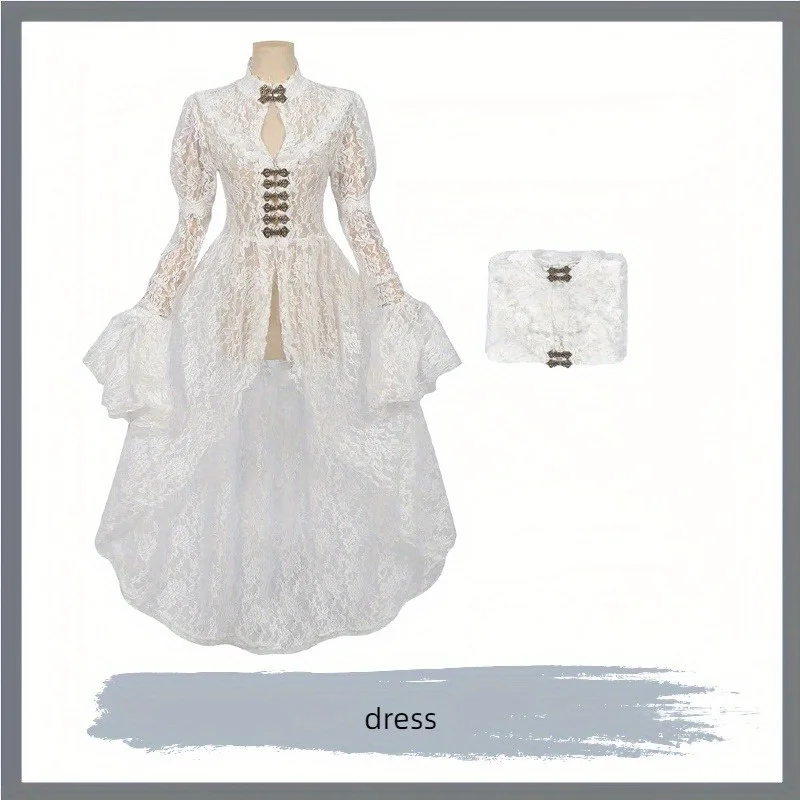 Викторианское кружевное платье - вечернее платье с рукавами-колокольчиками и асимметричным подолом
Викторианское кружевное платье - вечернее платье с рукавами-колокольчиками и асимметричным подолом