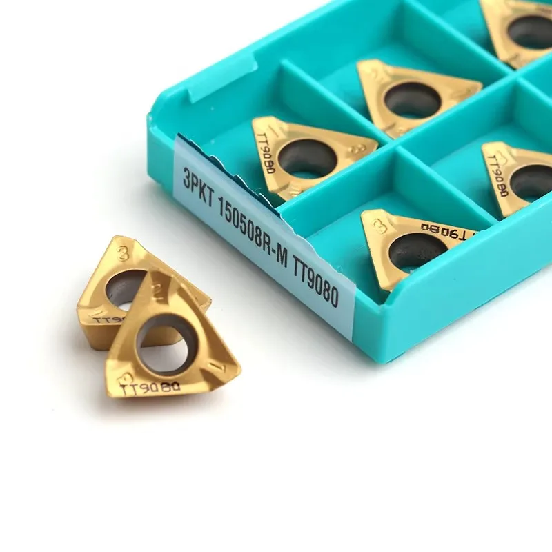 10pcs 3PKT100408R-M 3PKT 150508R-M TT9080 Carbide Inserts Original CNC Lathe Metal Machine Cutter Tool Milling Turning Tools
10pcs 3PKT100408R-M 3PKT 150508R-M TT9080 Carbide Inserts Original CNC Lathe Metal Machine Cutter Tool Milling Turning Tools