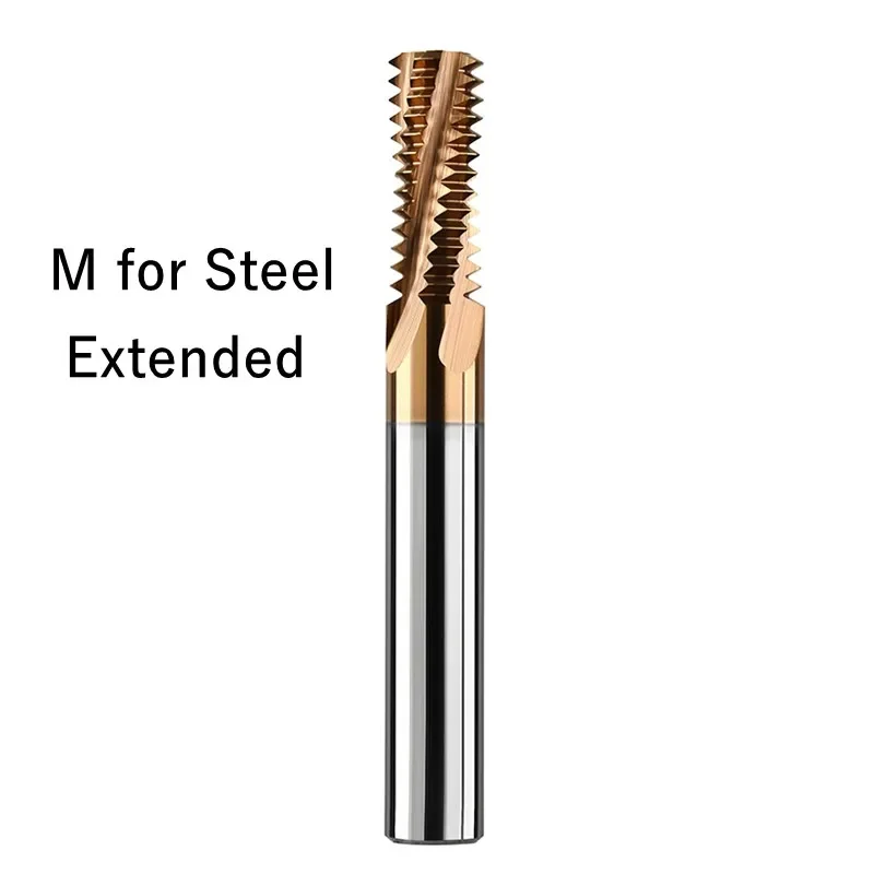 Metric Extended Thread Milling Cutter For Steel Machining Center End Mill Carbide Tungsten M3 4 5 6 8 10 12 14 16 18 20 24
Metric Extended Thread Milling Cutter For Steel Machining Center End Mill Carbide Tungsten M3 4 5 6 8 10 12 14 16 18 20 24