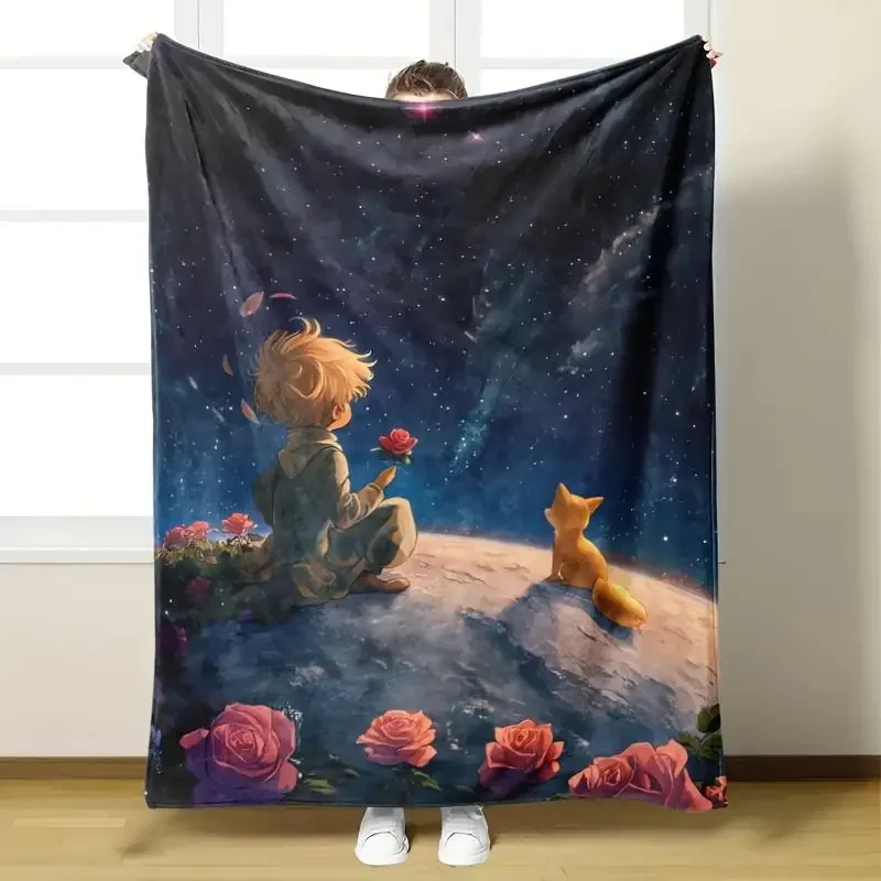 Moon Rose Boy and the Fox Flannel Printed Blanket AllSeason Use for Living Room Office Sofa and Travel
Moon Rose Boy and the Fox Flannel Printed Blanket AllSeason Use for Living Room Office Sofa and Travel